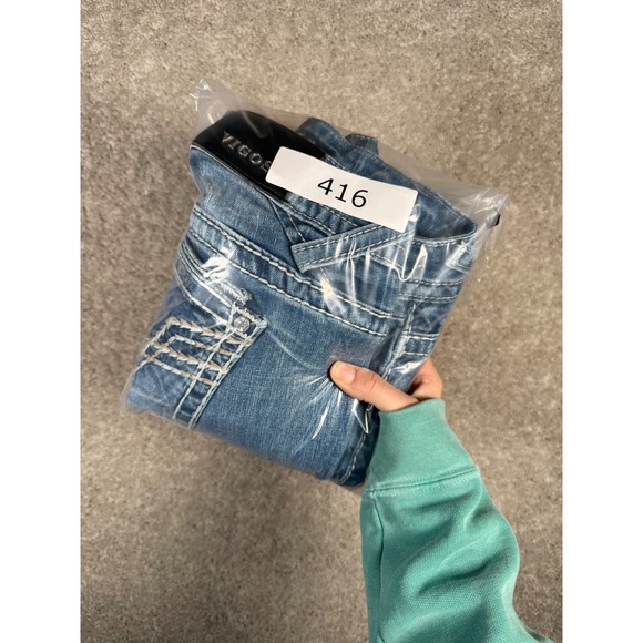 Vigoss The Dublin Flare Jeans Plus Womens 22x34 Medium Wash Distressed - Picture 14 of 14